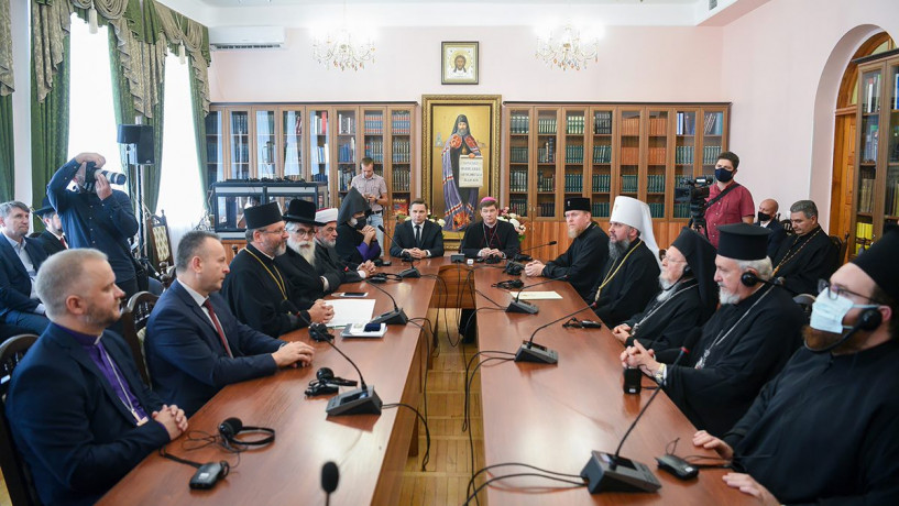 Вселенский Патриарх Варфоломей встретился с членами Всеукраинского Совета Церквей и религиозных организаций